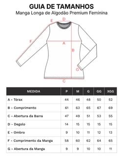 Camiseta Feminina Manga Longa de Algodão Premium Marrom