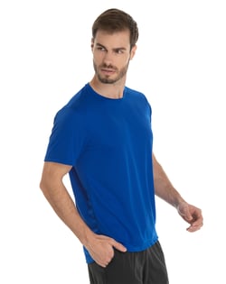 Camiseta Dry Fit Azul Royal Proteção UV 30+