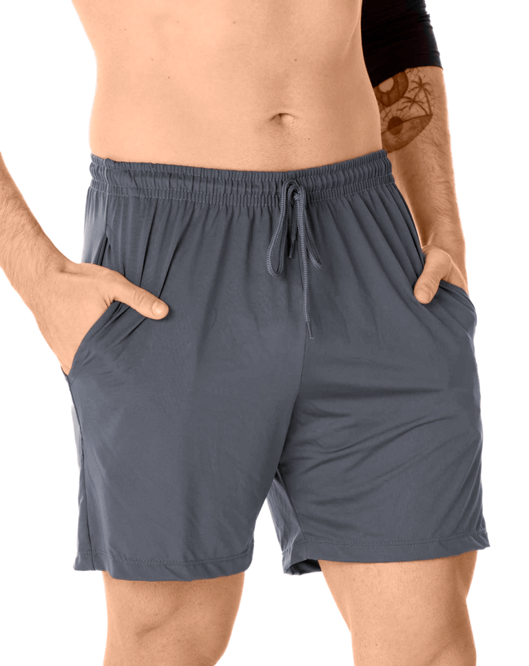 Kit 3 Bermudas Dry Fit Cinza Chumbo