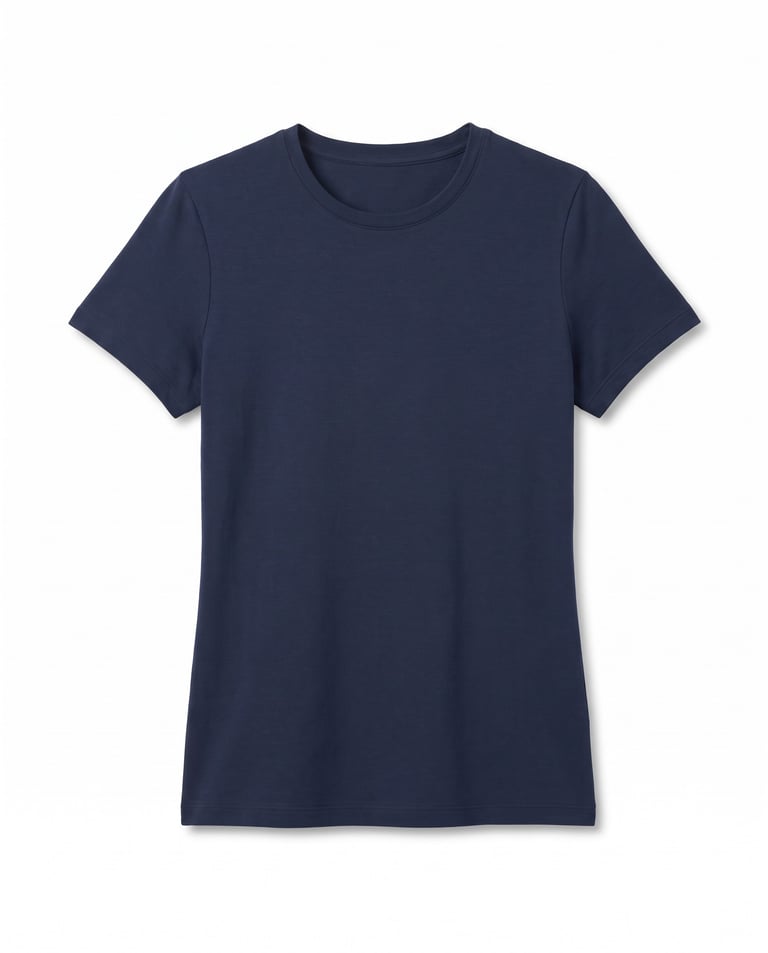 Camiseta Tech Modal Feminina Azul Marinho