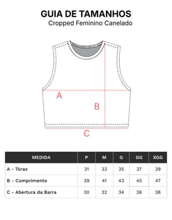 Cropped Ribana Canelado Feminino Cinza Mescla