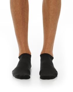 Kit 3 Meias Cano Curto Masculinas Pretas