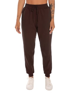 Calça Feminina de Moletom Marrom