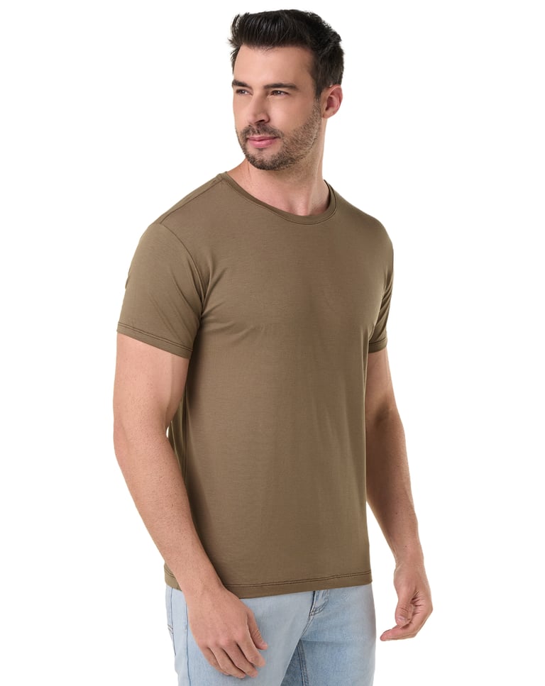 Camiseta Tech Modal Masculina Madeira
