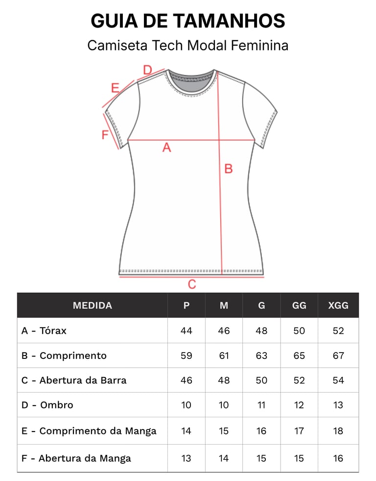 Camiseta Tech Modal Feminina Preta