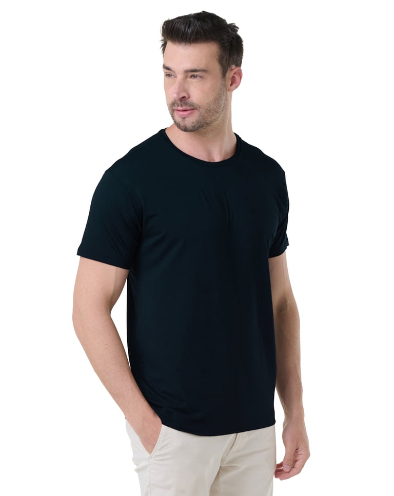 Camiseta Tech Modal Masculina Preta