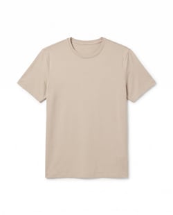 Camiseta Tech Modal Masculina Areia