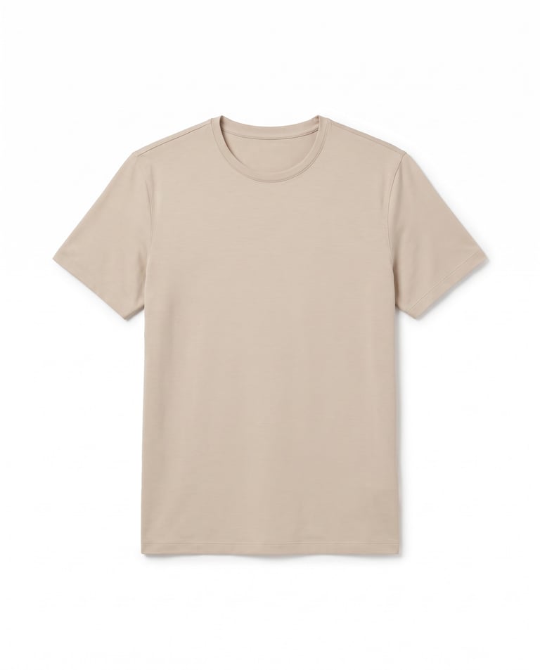 Camiseta Tech Modal Masculina Areia