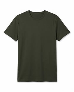 Camiseta Tech Modal Masculina Verde Militar