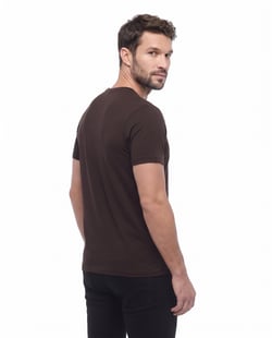 Camiseta Tech Modal Masculina Marrom