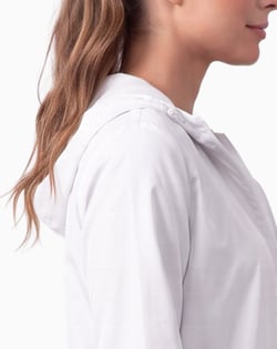 Jaqueta Corta Vento Feminina Branca