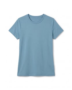 Camiseta Tech Modal Feminina Azul Topázio