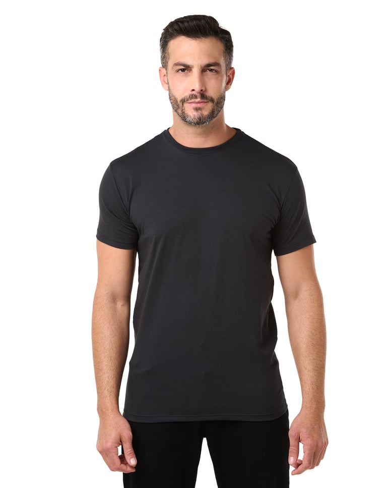 Camiseta Premium Algodão Egípcio Grafite
