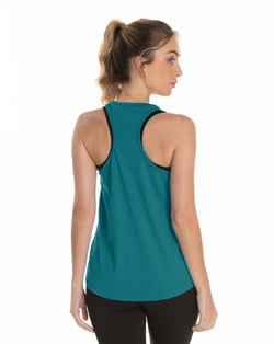 Regata Feminina Dry Fit Verde Imperial Proteção UV 30+
