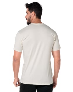 Camiseta de Algodão Egípcio Off White