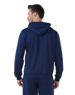 Moletom Canguru com Capuz Azul Marinho