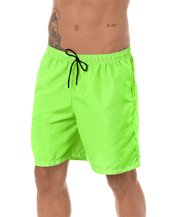 Short de Praia Masculino Verde Fluorescente