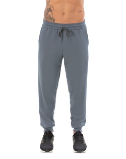 Calça Masculina de Moletom Cinza Chumbo