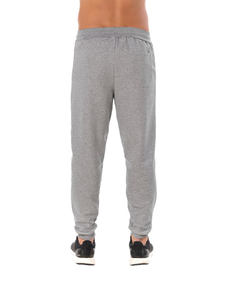 Calça Masculina de Moletom Cinza Mescla