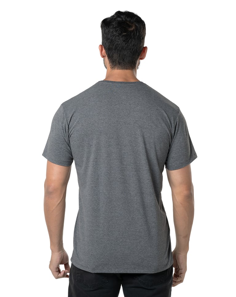 Camiseta de Algodão Egípcio Mescla Escuro