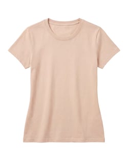 Baby Look de Algodão Premium Areia