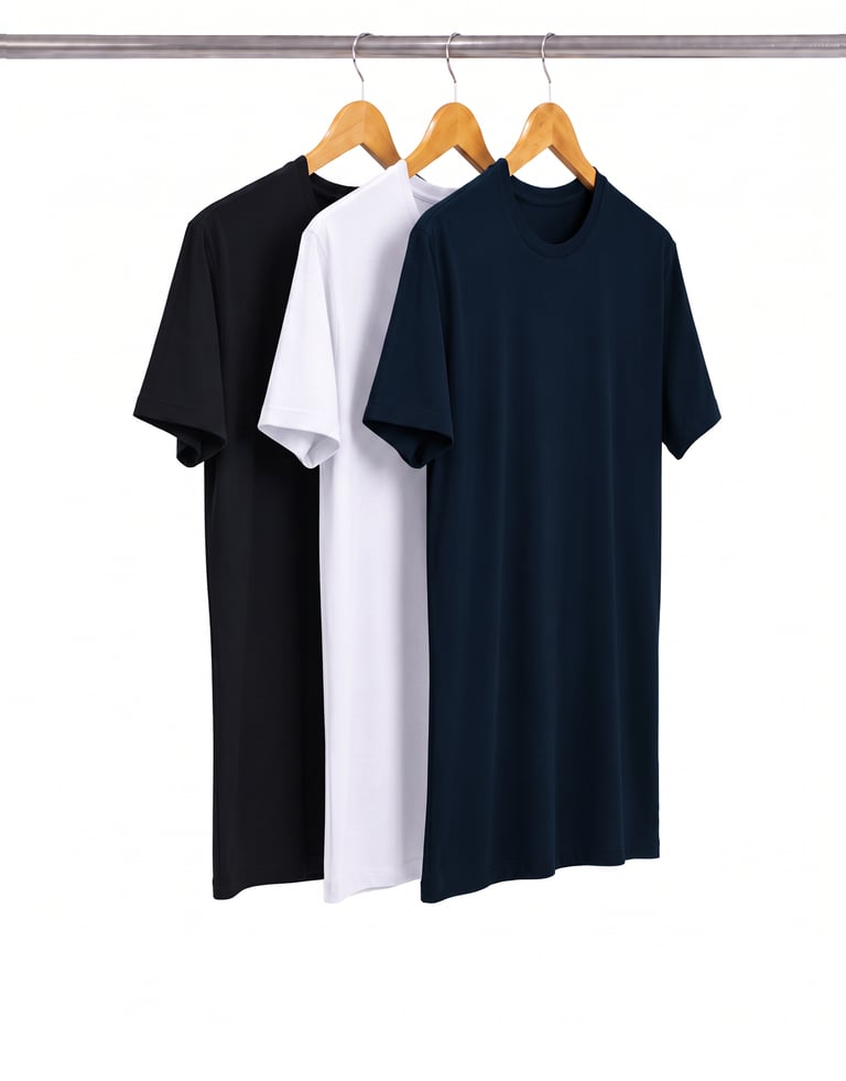Kit 3 Camisetas Tech Modal Masculinas