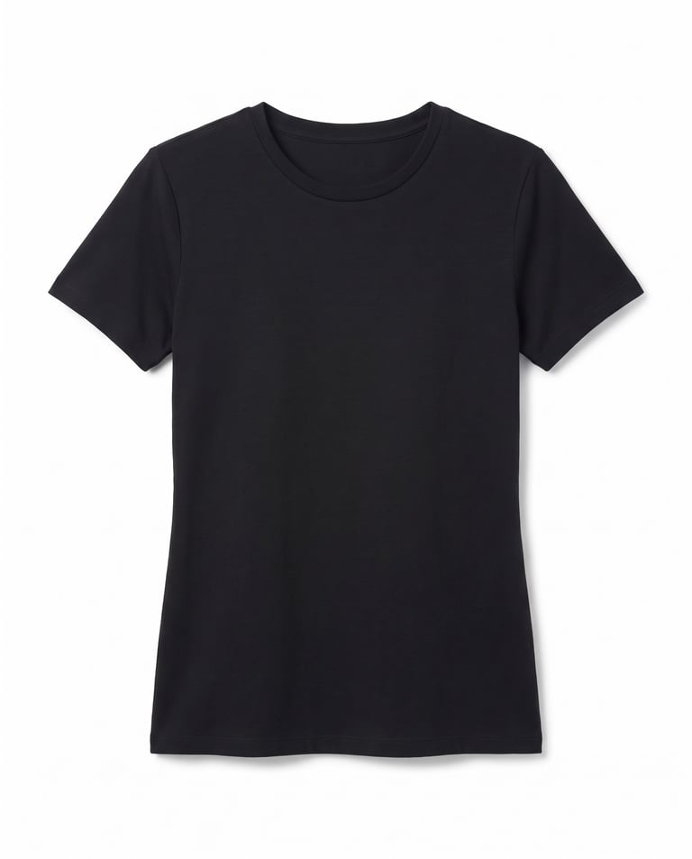Camiseta Tech Modal Feminina Preta