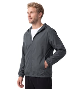 Jaqueta Corta Vento Masculina Cinza Chumbo