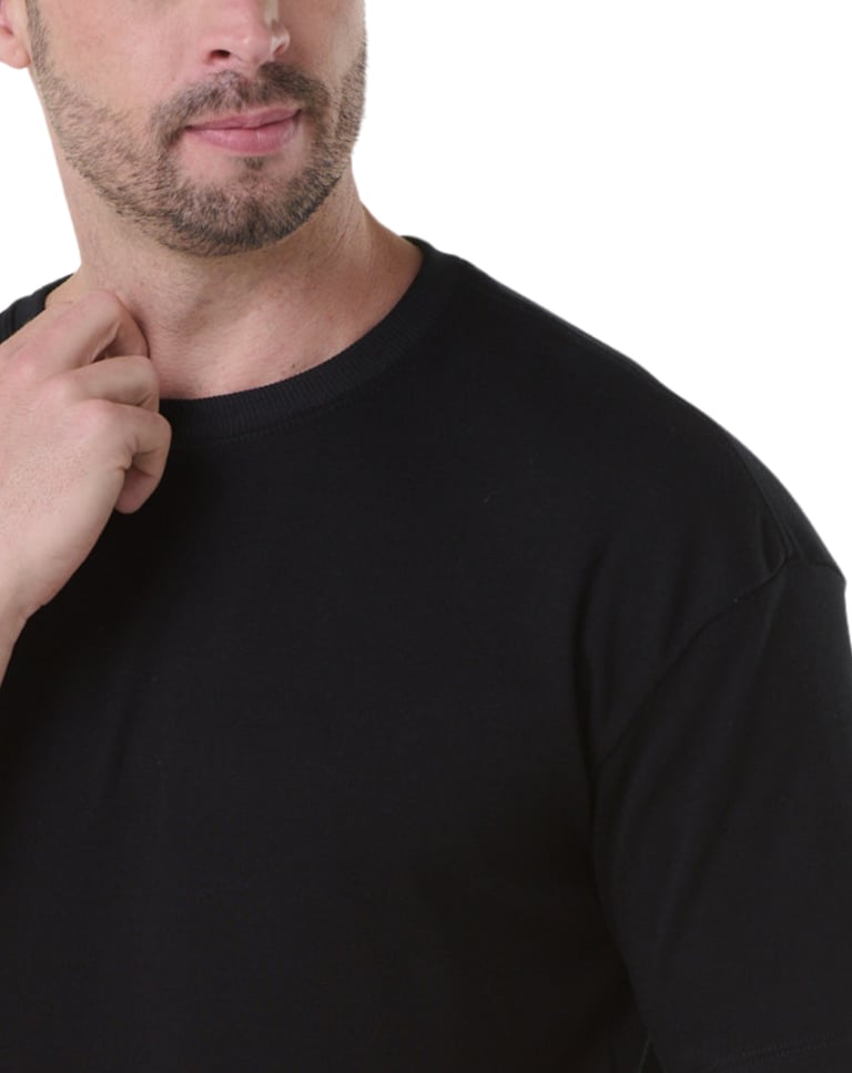Camiseta Oversized Masculina Preta