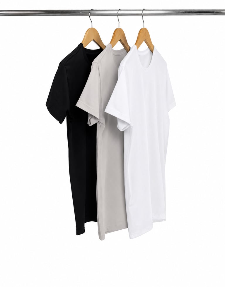 Kit 3 Camisetas de Algodão Egípcio Masculinas 10