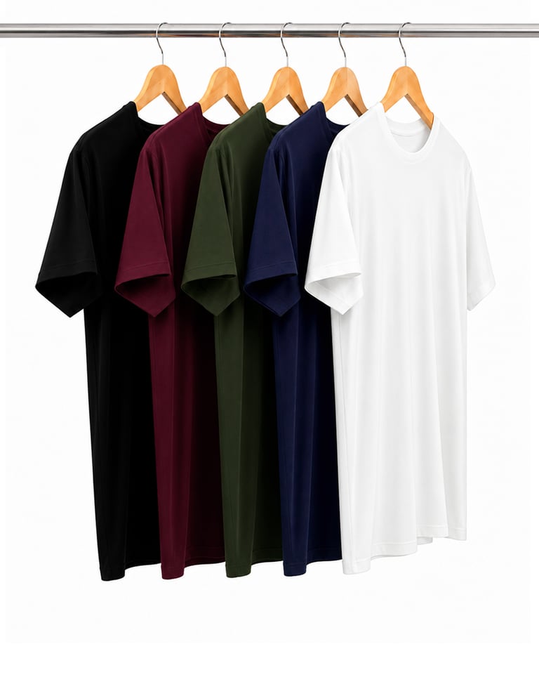 Kit 5 Camisetas Tech Modal Masculinas 07