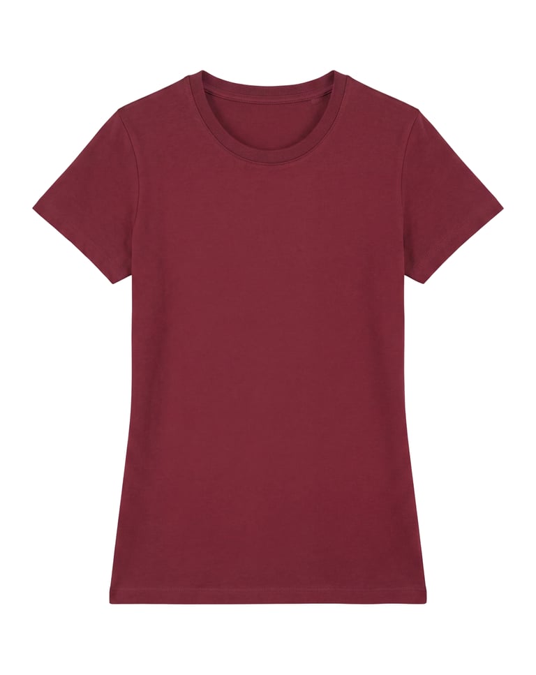 Baby Look de Algodão Premium Bordô