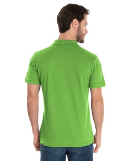 Camisa Polo Piquet Masculina Verde Limão