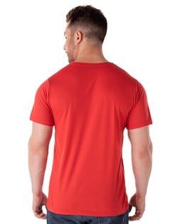 Kit 5 Camisetas PV Masculinas / Malha Fria Vermelha
