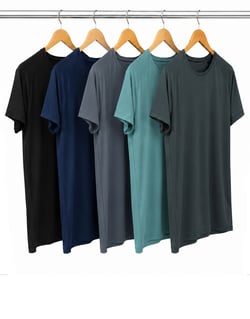 Kit 5 Camisetas Dry Poliamida Raglan Masculinas 02