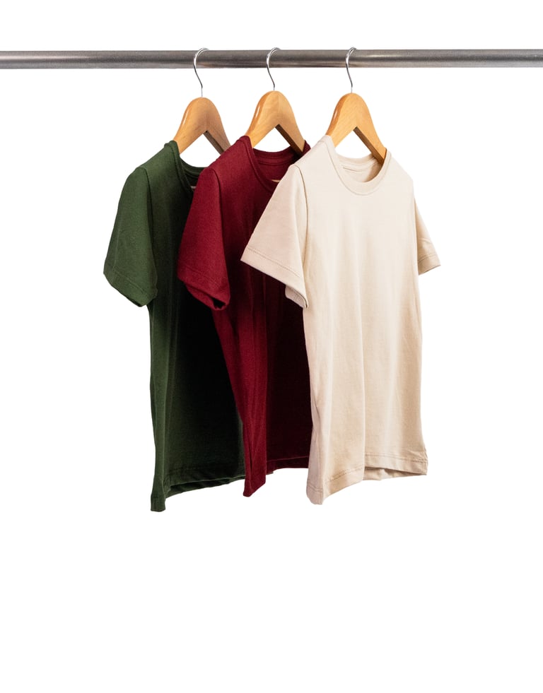 Kit 3 Camisetas Infantil de Algodão Penteado 03