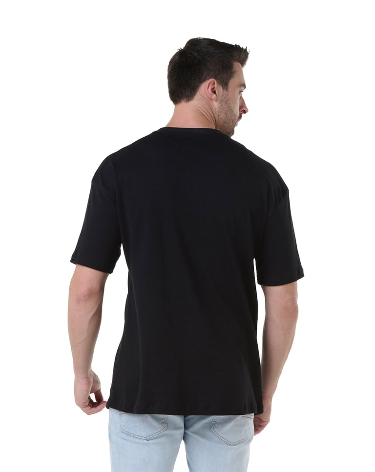 Camiseta Oversized Masculina Preta