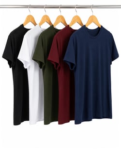 Kit 5 Camisetas Tech Modal Femininas 07