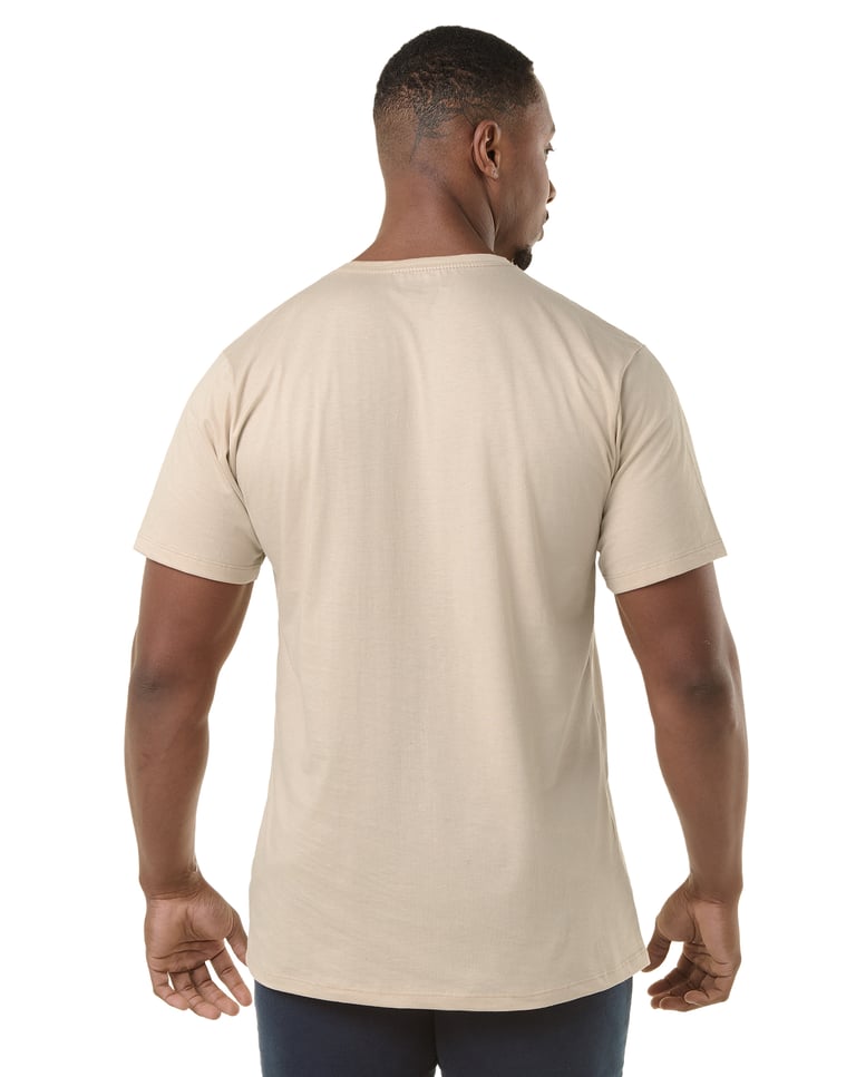 Camiseta de Algodão Premium Areia