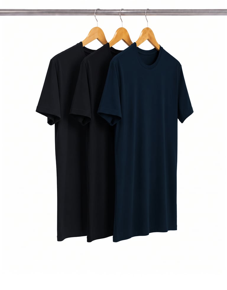 Kit 3 Camisetas Tech Modal Masculinas