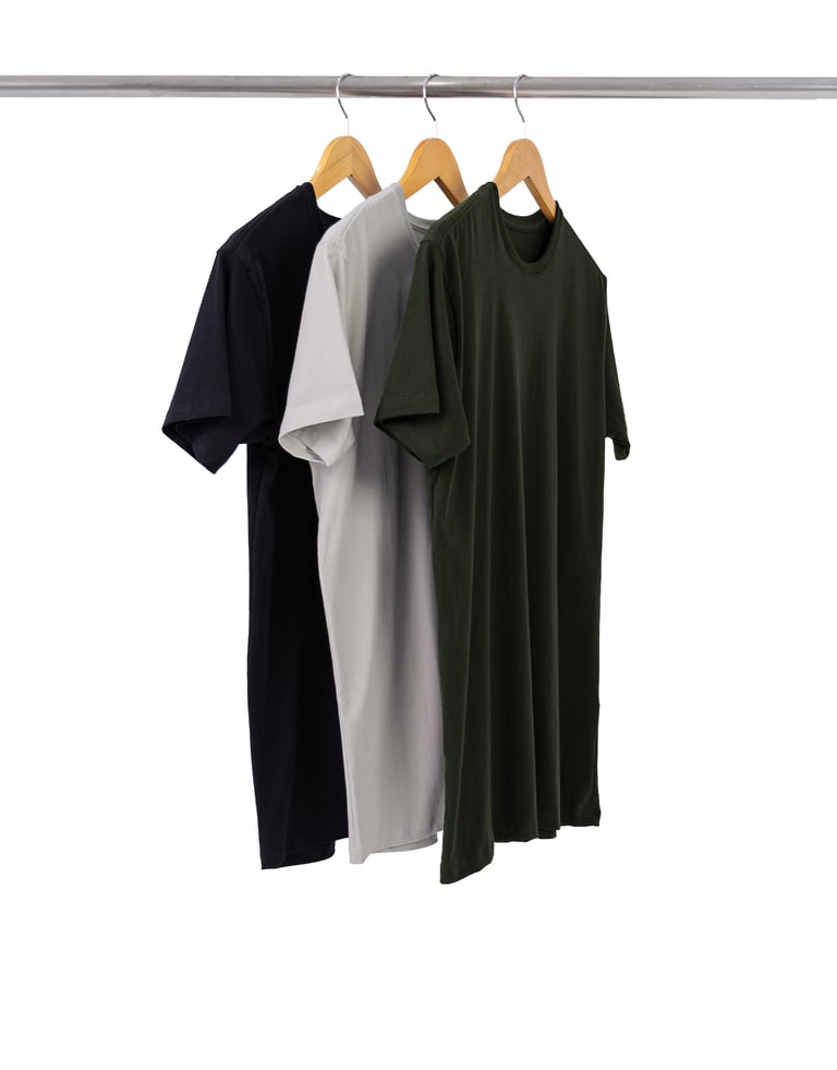 Kit 3 Camisetas Masculinas de Algodão Egípcio 02