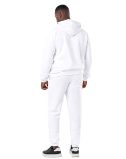 Conjunto Moletom Masculino com Capuz Branco 05