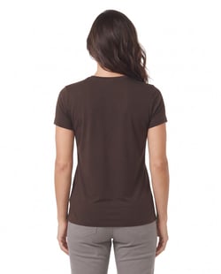 Camiseta Tech Modal Feminina Marrom
