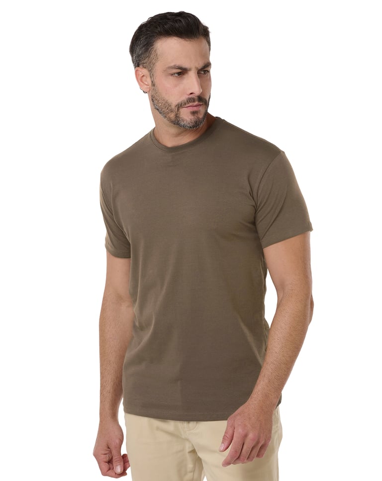 Camiseta de Algodão Egípcio Cinza Mineral