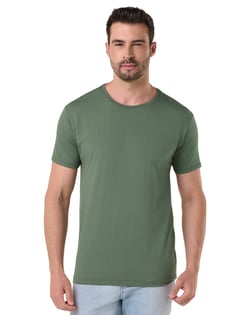 Camiseta Tech Modal Masculina Verde Oliva