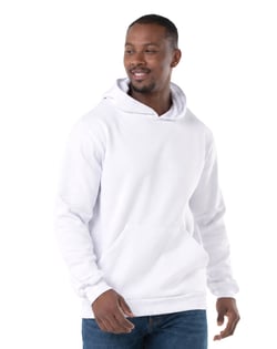 Moletom Canguru com Capuz Branco