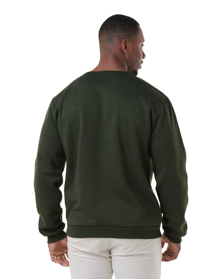 Blusão de Moletom Verde Militar