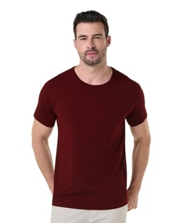 Camiseta Tech Modal Masculina Bordô