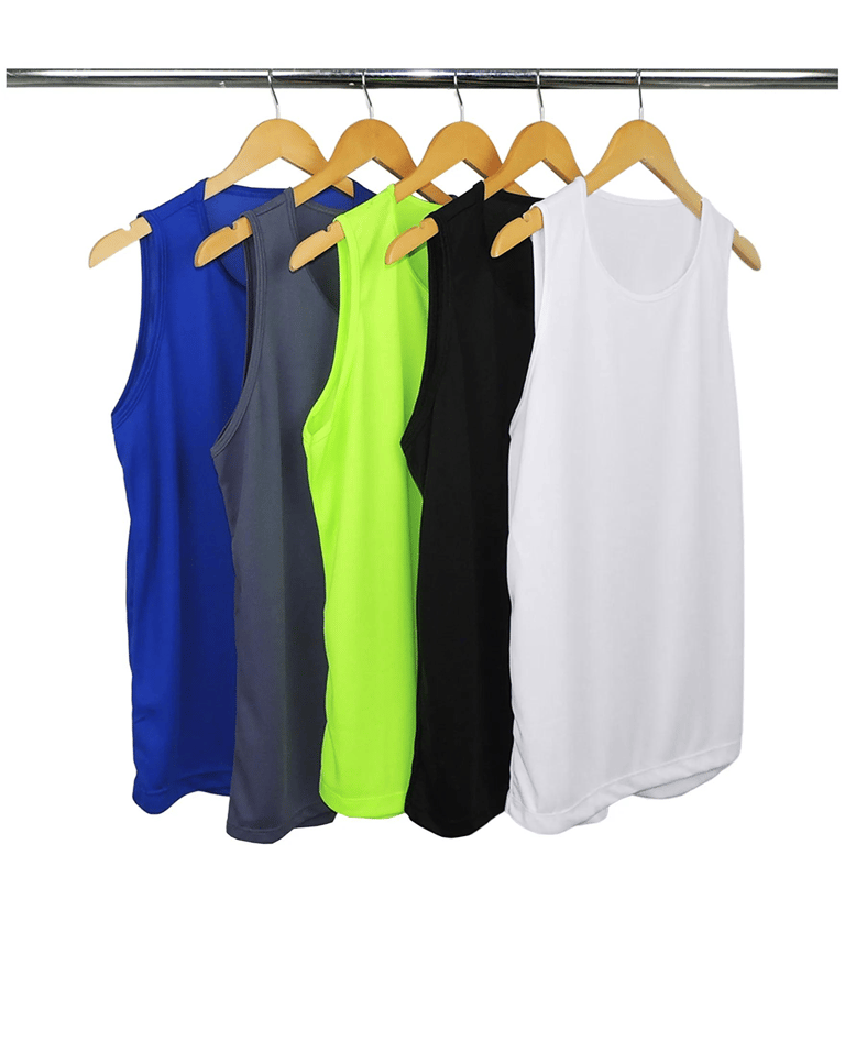 Kit 5 Regatas Masculinas Dry Fit Proteção UV 30+ 12
