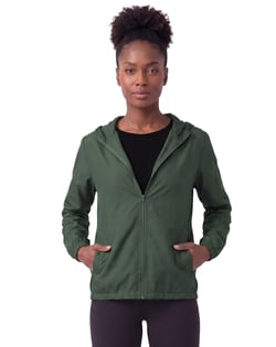 Jaqueta Corta Vento Feminina Verde Militar